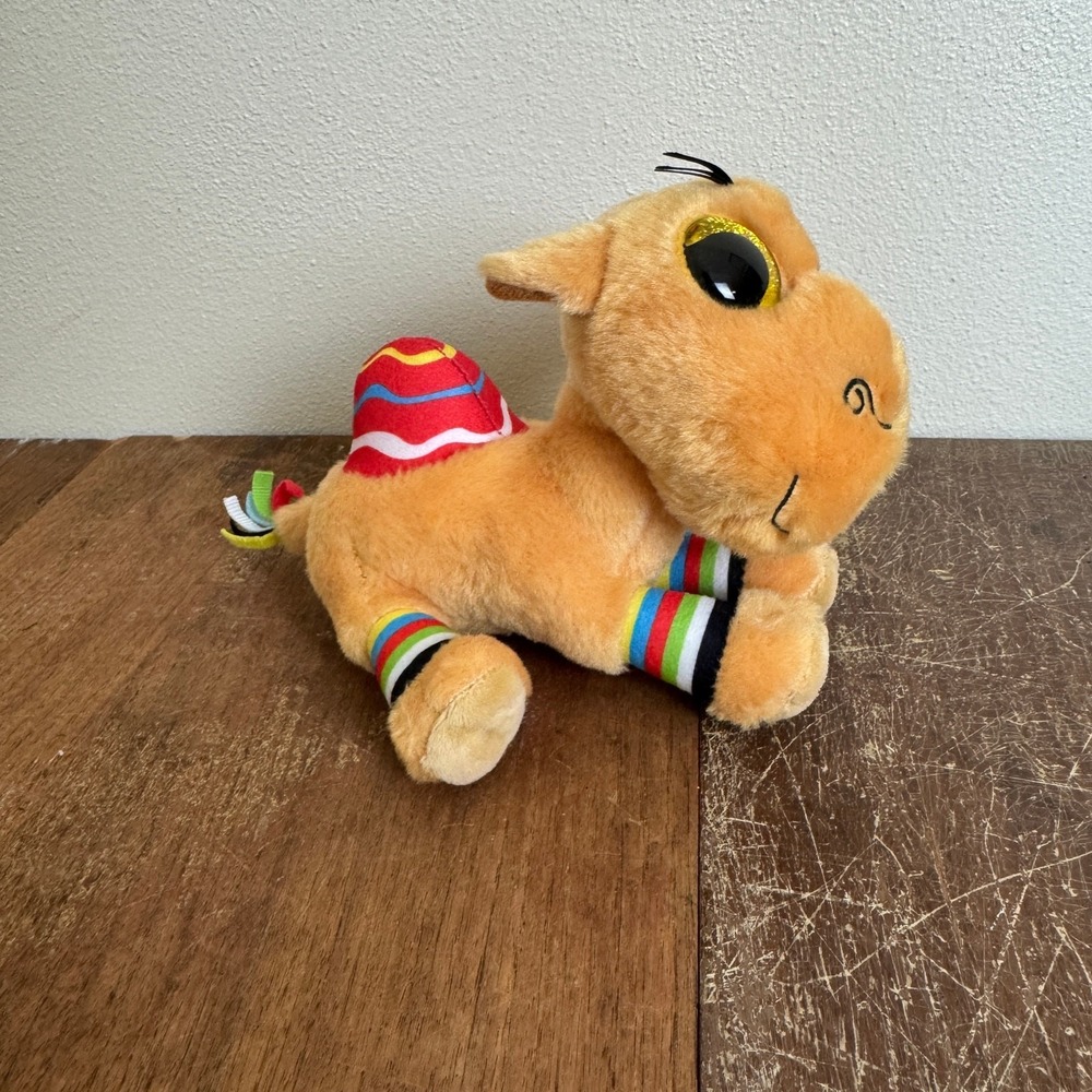 TY Beanie Boo VelveTy Yellow‎ Gold Eye Camel Jamal 2020 Beanbag plush